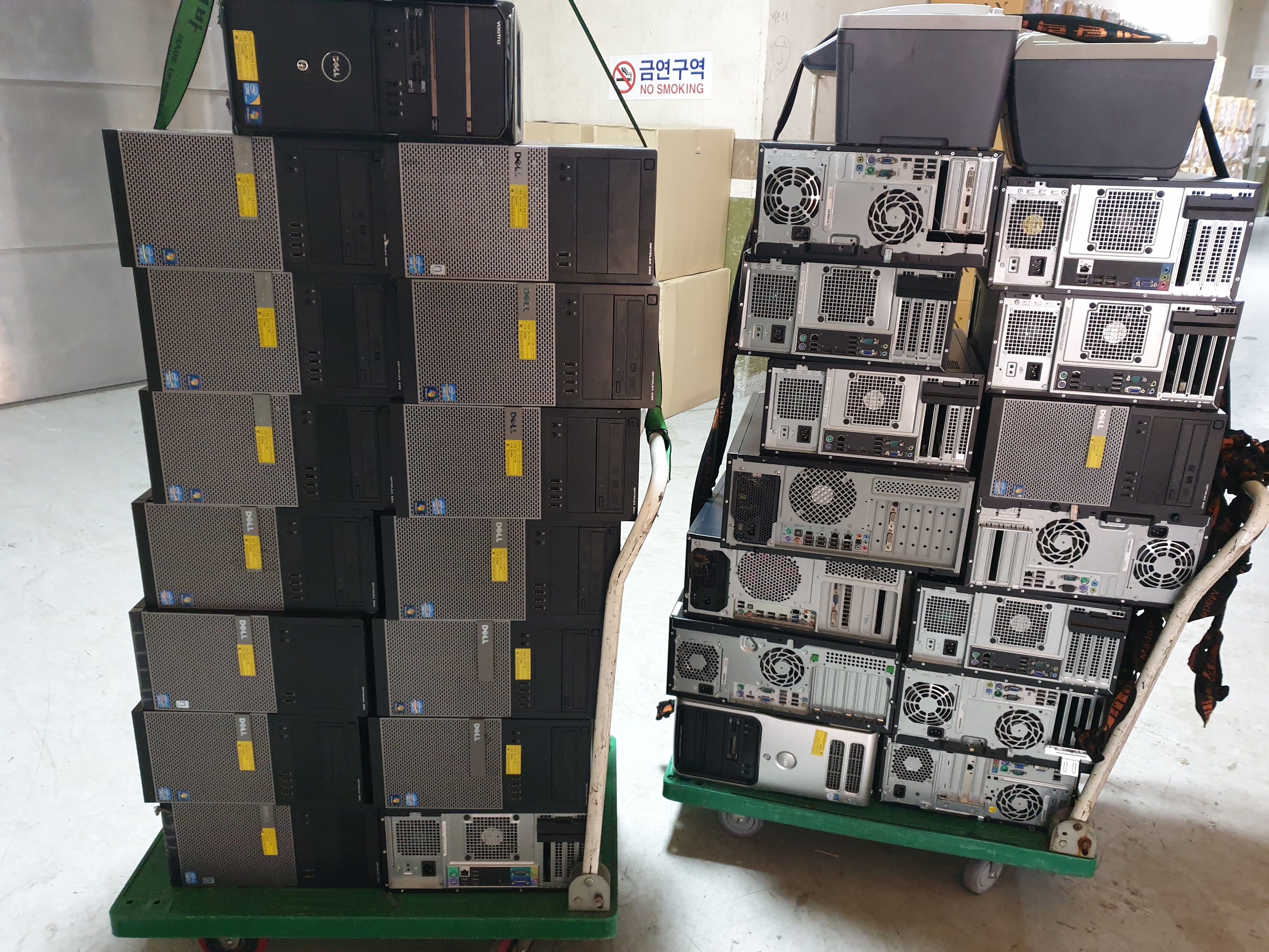 수원시 / IT기업 사무실 / PC,모니터 / 약 90대