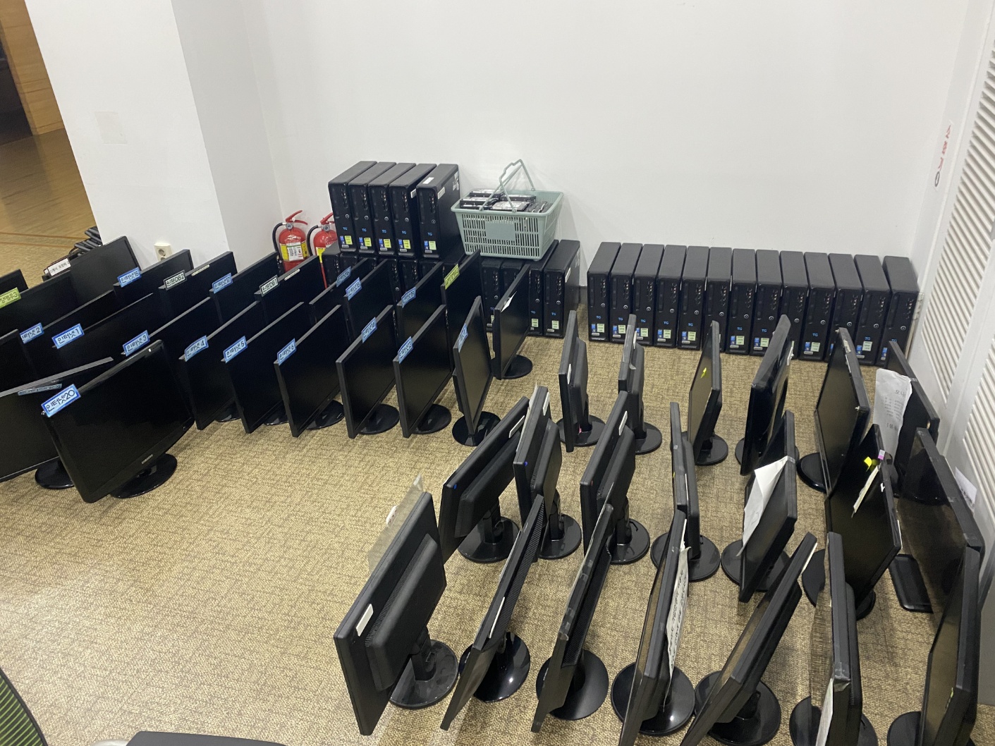 김포 / 시립도서관 / PC,모니터,HDD / 약 100대